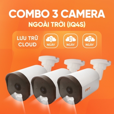 Combo 3 Camera Ngoài Trời