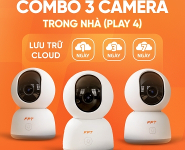 Combo 3 Camera Trong Nhà