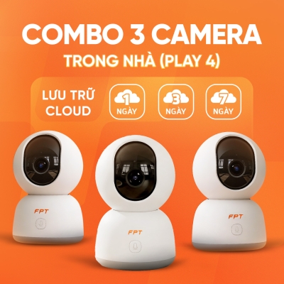 Combo 3 Camera Trong Nhà