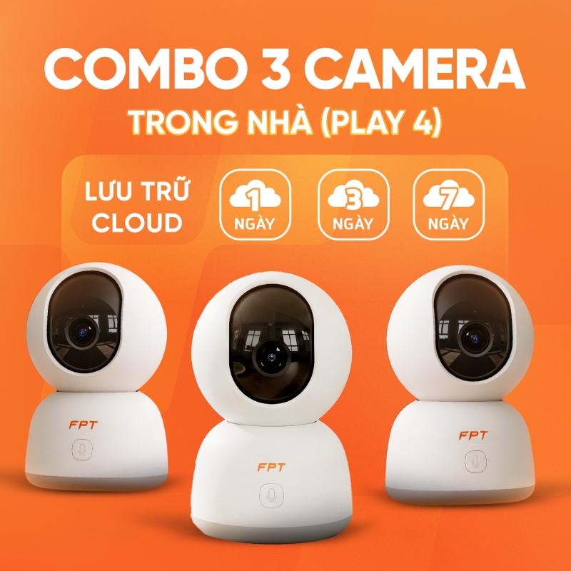 Combo 3 Camera Trong Nhà